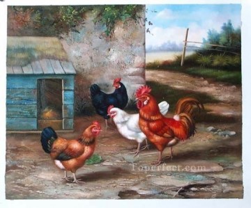 家禽 Painting - amb0011D13 動物の家禽